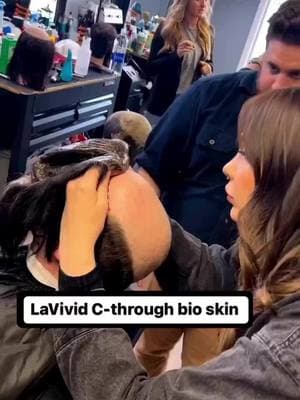 LaVivid C-through bio skin hair system gives you the most natural and seamless look 😍#hair #hairtok #haircut #hairsystem #hairstyle #toupee #hairreplacement #hairunit #menshair #barberlife #salon #menswigs