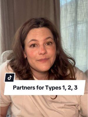 What Types 1, 2, and 3 need in a romantic partner. Does this ring true for you? #enneagram #enneagram1 #enneagram2 #enneagram3 