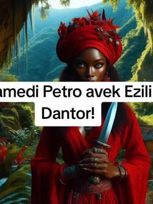 Happy Saturday January 26th with Ezili Dantor.... 💕 💕 💕#foryou #haitiantiktok🇭🇹 #vodou #fyp #akonmbavodou #viralvideo #lwa #money #dantor🕯💙🤍🗡 