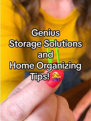 Genius Storage Solutions and Home Organizing Tips! 💁‍♀️ Smart steps to organize your kitchen, home office, wardrobe and more! This video is packed with fun solutions for daily household problems! #organization #organizedhome #storage #HomeTips #declutter 