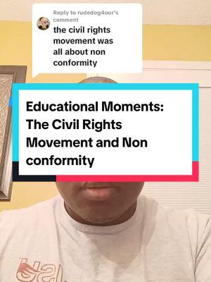 #onthisday The Civil Rights Movement and non conformity.  Follow me on Instagram: ricksterrick_92_ #LearnOnTikTok #education #edutok #ushistory #blackhistory365  #antiracismeducation #foryourpage 