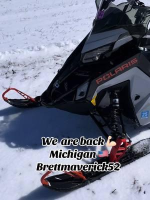 We back #snow #winter #braap #braaplife #polaris #snowmobile 