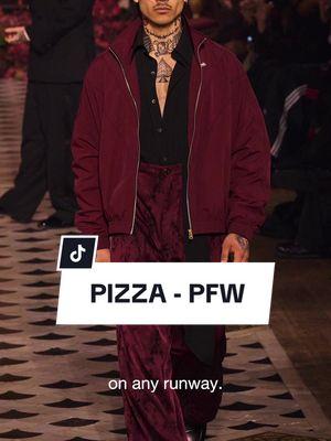 From an NYC pizza shop to Paris Fashion Week 🍕 Christiano Wennmann walks for Willy Chavarria #willychavarria #Nyc #NewYork #Model #Paris #ParisFashionWeek 