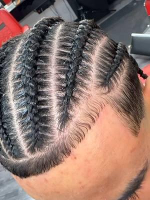 6 Stitch Braids With a Low Taper. #malebraider #floridabraider #braider #braids #barbershop #barber #floridabarber #floridabarbershop #floridabraids #browardcounty #954 #floridabarber #miamibraids #miamibarber #miamifade 