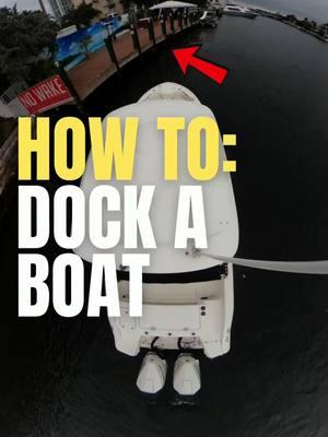 How to DOCK a BOAT: If you are stressed out about docking your boat🛥️,  How To Boating will help relieve that stress so you can enjoy your time on the water🌊, DM us for more info on private boating instruction 👨🏼‍✈️ #howtoboating #howto #boating #boat #yacht #dock #depart #twin #marina #face #approach #captain #docking @MarineMax 