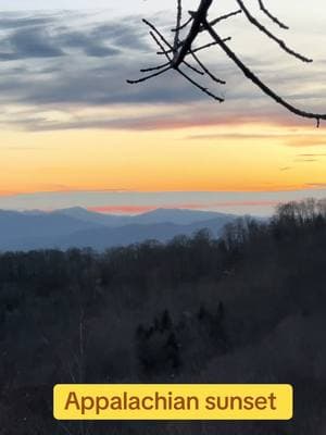 #sunset #clouds #sky #veiw #nature #appalachianmountains #northcarolina 