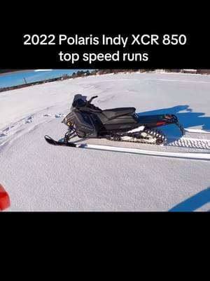 Got it up to right around 100 on the speedo #polaris #indy #xcr #xcr850 #snowmobile #topspeed 