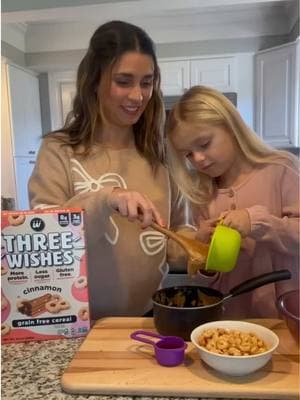 A snack the whole family will love! @Three Wishes Cereal cereal is our favorite to mix in because it has more protein and less sugar than most cereal brands. It is also gluten and grain free! Be sure to check them out in your local @Walmart #threewishespartner #threewishesatwalmart