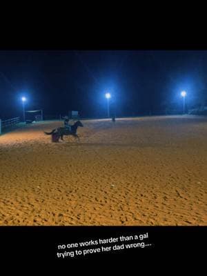 Been doing it for years…  but if it’s wasn’t for him , I wouldn’t be the hardy working women I am today 💪🏼#cowgirl#barrelhorse#trainer#ranchin#latenight#cowboyfyp#fypシ 