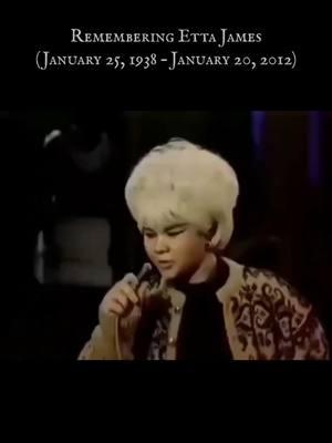 Remembering Jamesetta Hawkins (January 25, 1938 – January 20, 2012), known professionally as Etta James. She was an American singer and songwriter. Starting her career in 1954, she gained fame with hits such as "The Wallflower", "At Last", "Tell Mama", "Something's Got a Hold on Me", and "I'd Rather Go Blind" for which she wrote the lyrics. She faced a number of personal problems, including drug addiction, before making a musical resurgence in the late 1980s with the album Seven Year Itch. James is regarded as having bridged the gap between rhythm and blues and rock and roll, and was the winner of six Grammys and 17 Blues Music Awards. She was inducted into the Rock and Roll Hall of Fame in 1993, the Blues Hall of Fame in 2001, and the Grammy Hall of Fame in both 1999 and 2008. Rolling Stone ranked James number 22 on their list of the 100 Greatest Singers of All Time and number 62 on the list of the 100 Greatest Artists.(Wiki)  #ettajames  #dimestoreradio #soulmusic 