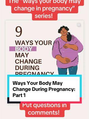 Thanks to @doctordaoud for this collab! Go follow! What questions do you have for us regarding changes that occur in pregnancy? Tell us in comments! #pregnant #pregnancy #urinaryincontinence #urinaryfrequency #heartburn #indigestion #melasma #skintags #dyspnea #shortnessofbreath #ptyalism #sialorrhea #icp #cholestasisofpregnancy #palpitations