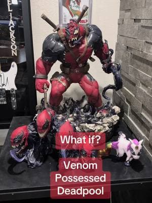 #whatif #venom possessed #deadpool #marvel #mcu #wadewilson #eddiebrock #symbiote #venomized #statue #collection #fyp #viraltiktok #viralvideo #trending 