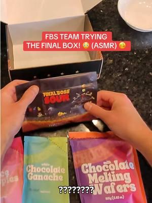 We all tried THE FINAL BOX and we loved it 😳❤️ #finalbosssour #chocbox #finalbosssourchallenge #sourcandy #healthycandy #candytok 