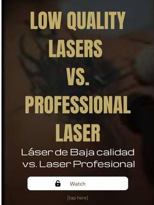 Some clinics cut corners by using cheap, outdated lasers to save costs—but it’s your skin that pays the ultimate price. These low-quality machines can cause burns, scarring, and poor tattoo fading, leaving you with more problems than solutions. At BH Laser Tattoo Removal, we do things differently. We’ve invested in the most advanced laser technology to ensure treatments that are not only safe but also deliver fast, flawless results. See for yourself—watch the difference between the patchy, inconsistent performance of a low-quality laser and the precision and effectiveness of our state-of-the-art system in action. Your skin deserves the best, and we deliver. @astanzalaser  ••••••••••••••••••••••••••••••••••••• Algunas clínicas utilizan láseres baratos y obsoletos para ahorrar costos, pero es tu piel la que paga el precio. Estas máquinas de baja calidad pueden causar quemaduras, cicatrices y un desvanecimiento deficiente del tatuaje, dejándote con más problemas que soluciones. En BH Laser Tattoo Removal, hacemos las cosas de manera diferente. Hemos invertido en la tecnología láser más avanzada para garantizar tratamientos seguros que ofrecen resultados rápidos y perfectos. Mira con atención y nota la diferencia entre el rendimiento irregular de un láser de baja calidad y la precisión y eficacia de nuestro sistema de última generación en acción. Tu piel merece lo mejor, y nosotros lo hacemos posible. @astanzalaser  #lasertattooremoval #tattooremoval #educational #remociondetatuajes #eliminaciondetatuajes