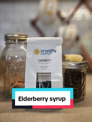 Elderberry syrup  (this may or may not be one of my favorite sounds on this app) BTW I am that herbal wife ❤️ elderberries bought at @crunchydepot  #elderberrysyrup #elderberries #coldandfluseason #remedy  #herbalremedies #herbalism #crunchydepot 