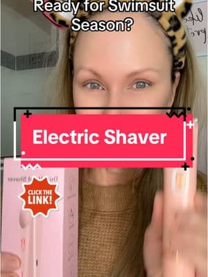 Are you ready for swimsuit season? This bikini dual head electric shaver. Will keep you smooth and ready for any pool or beach day. #bikiniready #genxmoms #genxwomen #poolready #beachhack #swimsuithack #electricshaver