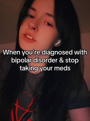 Just because you’re starting to feel better does not mean you should stop your medication. It’s important to properly taper off any mental health medication and consult with your doctor before doing so. You got this! Stay strong. You are more than your diagnosis! 🤍😆 #MentalHealth #mentalhealthmatters #MentalHealthAwareness #bipolardisorder #bipolar1 #bipolar2 #mania #manicepisode #depressiveepisode 