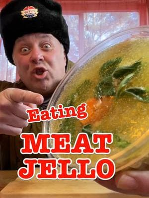 Eating Meat Jello #crazyrussiandad #meatjello #holodets #studen #russianfood #russia #russian #ussr #soviet #sovietunion #eatlikeasoviet #aspic