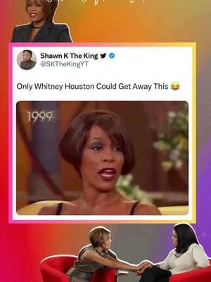 Whitney’s energy was always unmatched— the confidence, the charisma, pure QUEEN behavior!👑😂👏🏾 #unmatched #whitneyhouston #cultureconfidencesoul #blackwomanmagic #celebrateus #izzyandliv #blackexcellence #oprah #nippy #runon #restinpower 