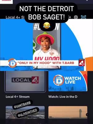 Did you know I was Detroit's Bob Saget?! 🤣😩 If you didnt know go find out with Only In My Hood 🔥🔥🔥🔥 on TUBI  #bobsaget #Funnywomen #TBarb #funnyvideoscomedy #Freestuff #TVLover #newshows #fyp_