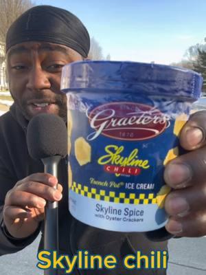 THE @Skyline Chili and @Greaters collab how does it taste? 🤔 #tiktok #fyp #skylinechili #cincinnati 