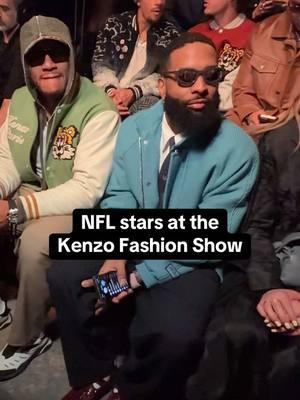 OBJ, Ja’Marr Chase, Tyrod Taylor, and Kyler Gordon spotted at the Kenzo fashion show #paris #parisfashionweek #odellbeckhamjr #jamarrchase #tyrodtaylor #kylergordon 