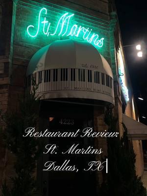 St Martins - Dallas, TX #stmartins #dallastx #dallasrestaurants #dallasdining #wheretoeatindallas #restaurant #restuarantreview 