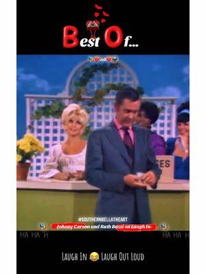 For The Laugh In Fans Like Me!#JohnnyCarson #RuthBuzzi #GoldieHawn #ChelseaBrown #JoAnneWorley #DickMartin #LaughIn #Clip #hilarious #comedyvideo #4you #Oldschool #Goodtimes #LaughOutLoud #clips #by #Southernbellatheart #🎭 #❤️ 