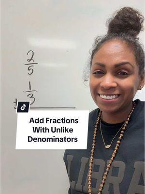 Adding Fractions! #mathtime #mrskellymath #mathtips #math #Inverted 