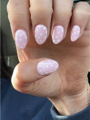 polka dots are so back #nails #valentinesnails #pinknails #nailinspo #pinterestnails #aestheticnails 