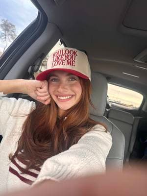 new fav accessory ❤️🫶🏻 and perfect for Valentine’s Day!!! #hat #hathairstyle #hatoutfitinspo #cute #fit #boymom #sportsmom #baseball #truckerhat #truckerhatstyle #trending