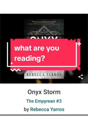 this is what I'm currently reading. 😏 #librarian #SmallBusiness #read #onyxstorm #gamesgodsplay #BookTok #booktokgirlies  #violence #girlboss #letsgo #strongwomen #whatareyoureading