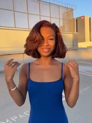 When I say I want a bob this what I meannnn🤎👏🏾🥰 #arabellahair #bobwigs #brownwig #hairtok 