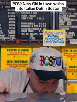 An unexpected guest walks in the Boston Deli... #boston #bostonaccent #massachusetts #massachusettscheck #massachusettstiktok #newyork #newyorkcity #bostondeli @bellakeuch