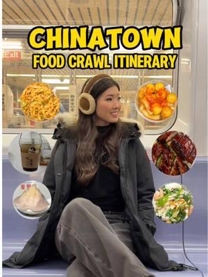 steal my Chinatown food crawl itinerary! This hits 8 spots in under 4 hours and prioritizes the BEST authentic eats in the area with great variety! You get noodles, dumplings, rice, buns, fish balls, dessert and boba. And, you’re going in a loop so you end where you start, making this easy and accessible for tourists ❤️ Watch the video for details and what to order! But at a glance… Stop 1: Mei Lai Wah Stop 2: Chang Lai  Stop 3: New Kim Tuong Stop 4: Shu Jiao Fuzhou Stop 5: Sun Hing Lung Stop 6: Noodle Village Stop 7: Mango Mango Stop 8: chi cha San Chen  #chinatown #foodcrawl #cheapeats #nyceats #chinatownnyc #chinesefood #cantonesefood #dumplings #xiaolongbao #noodles 