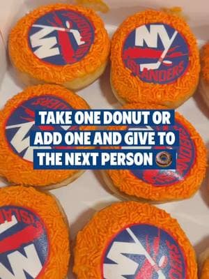 DONUTS?! #Isles Admin got you covered! 🍩 #LGI | @delawarenorth