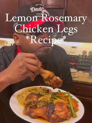 Dinner goals achieved! 🍋🍗✨ These Lemon Rosemary Chicken Legs are packed with flavor—crispy on the outside, juicy on the inside, and perfectly seasoned with fresh rosemary and a hint of citrus. Paired with creamy garlic mashed potatoes that melt in your mouth and a colorful mix of roasted carrots and green beans for that perfect balance of hearty and fresh. This meal is all about comfort, simplicity, and bold flavors that bring everyone to the table. Who else is craving this right now? 🥘❤️  #ComfortFoodGoals #HomemadeDinner #FlavorfulEats #FoodInspo #theonealsway #foryoupage #foryou #eliteeats #explorepage #DinnerIdeas #easyathomerecipes #yum #dinnerrecipes #chickenrecipes #winnerwinnerchickendinner #lemonrosemarychicken 