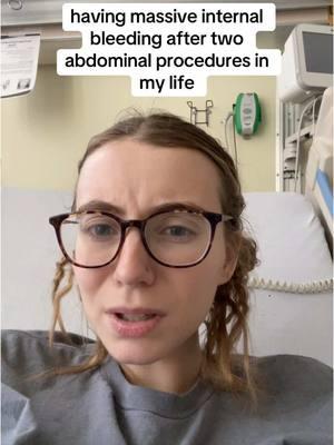 while this one was substantially worse, like ho is this a sign of something? can my blood stay where it is supposed to? #internalbleeding #icu #abdominalsurgery #smas #weird #gibleed 