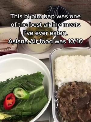 Just had the BEST bibimbap on @ASIANA AIRLINES ✈️🍚 - flavor-packed, fresh, and perfect for in-flight dining! 😋✈️ If you're flying soon, don’t miss this dish! #asianaairways #Bibimbap #InFlightDining #AirlineFoodReview #Foodie #TravelEats #TastyInTheSky #KoreanFood #FoodReview #FlyingInStyle #AirplaneMeals  #onthisday 