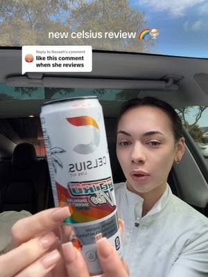 Replying to @Nevaeh celsius retro vibe taste test 😋 i give it a 7/10 i like other flavors more #celsius #newcelsius #energydrinkaddicts #celsiusenergy 