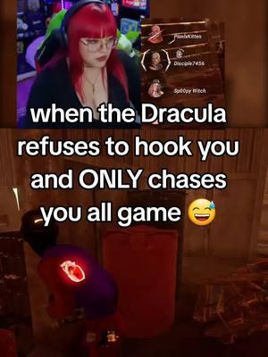 honestly it was a really fun game 😂  #dbd #dbdvideos #dbdsurvivor #dbdkiller #survivormain #killermain #deadbydaylight #deadbydaylightmoments #dbdstreamer #draculadbd #castlevaniadbd #twitchshirts ##dbdclips #soloqueue 