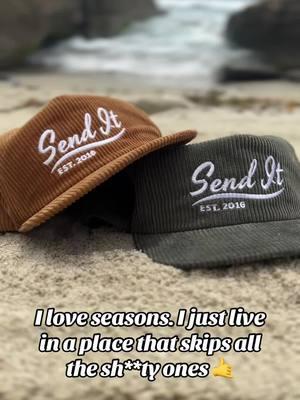 Winters on the West (best) Coast 🔥 Link in bio to cop the caps. #sendit #goodforit #TikTokShop 