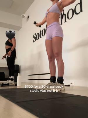 Soto method unfortunately was another marketing scheme to seem like a unique workout worth $700 but it’s not…. Save your money and get a membership elsewhere  #nycworkout #sotomethod #workoutclass #workoutclassnyc #newyork 