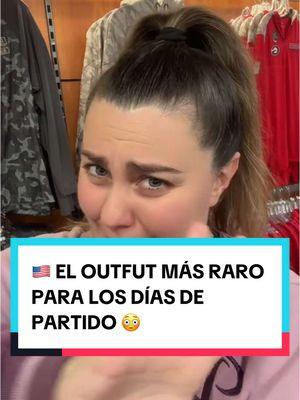 🇺🇸 EL OUTFUT MÁS RARO PARA LOS DÍAS DE PARTIDO 😳  #usa #estadosunidos🇺🇸 #universidadenusa #exchangestudent #choquecultural #cultureshock 