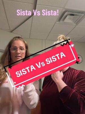 We are bored at the hospital watching over mom…so SISTA challenge it is!😀 #sistergoals #sisterchallenge #badmom#badmoms2021 #hospitallife @GlamBoss 