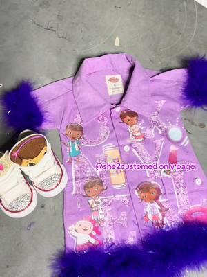 Time for your check up 💜🚑 Doc mcstuffin custom fullset ✨ Dm me on instagram to place your orders 📲 #greenscreenvideo #fyp #fypシ #docmcstuffins #timeforyourcheckup #disney #dickies #customconverse 