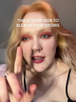 JUST DO ITTT #fyp #bleachedeyebrows #thisisyoursign #alt 