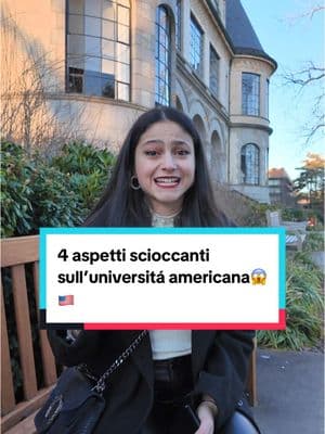 Oggi voglio svelarti 4 cose che nessuno ti dice sull’università americana😱🇺🇸#statiuniti #vivereinamerica #italianiallestero 