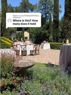 Replying to @user5118065599780 this is Petite Chateaux in Pleasanton, CA. It’s a private estate & it is gorgeous! It can fit 100-150 guests.  #marissareneeevents #californiawedding #californiaweddingvenue #privateestatewedding #privateestate #privateestatevenue #californiaweddingplanner #bayareaweddingplanner #sanfranciscoweddingplanner 