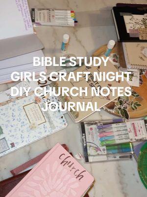 Bible Study Girls Craft Night 🫶🏼🙏🏻🤍  Jesus, these gals & crafting was such a great way to spend a Friday night!  #biblestudy #biblestudyjournal #craftnight #girlscraftnight #prayerjournal #prayerjournals #diyjournal #christiangirls #christianmama #christianmoms #christiansoftiktok 